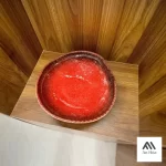 BỘ BÁT ĐĨA GỐM SỨ NHÀ HÀNG MÀU ĐỎ NOEL AH002 - Ảnh 9